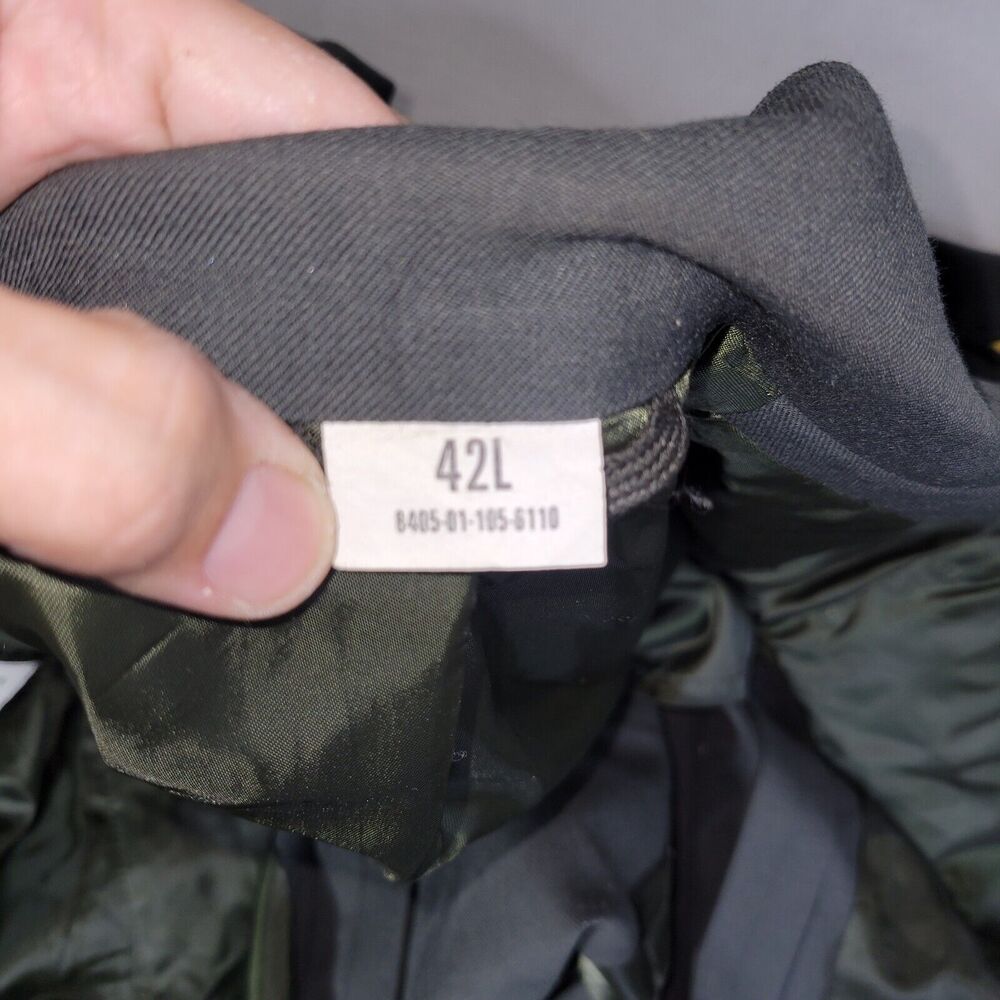 U.S. Army Dark Gray Jacket with Gold Accents - Picture 13 of 16